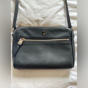 Pebbled Black Kate Spade Crossbody Purse